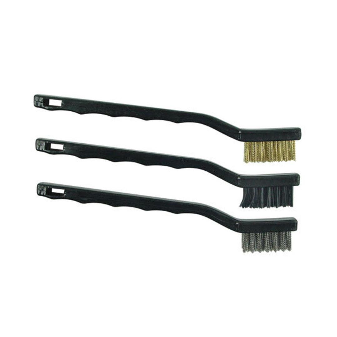 Worldwide 3pc Mini Wire Hand Brush Set image 0