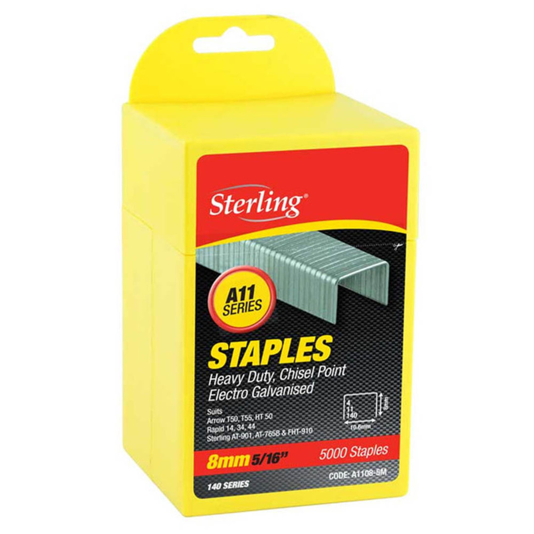 STERLING Staples  8mm  140-8 5000 pack image 0