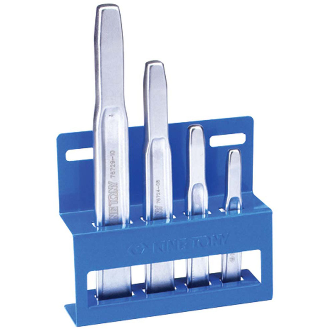 King Tony 4pc Chisel Set In Stand image 0