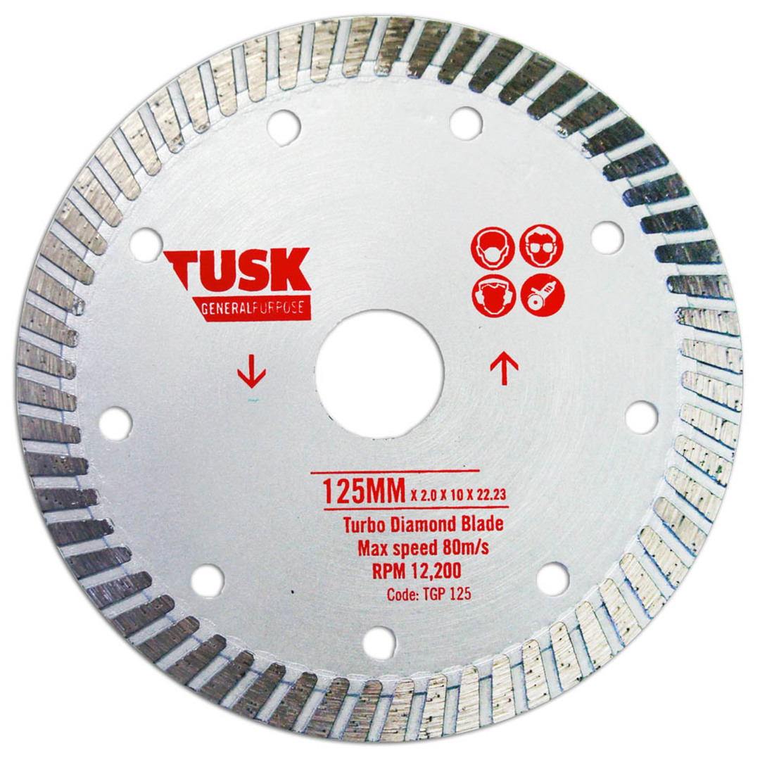 Tusk 125mm Turbo Diamond Blade image 0