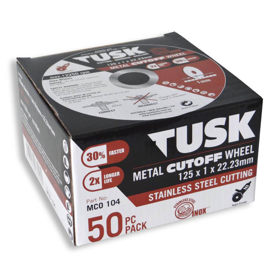 Tusk Cut Off Disc 125X1X22.2mm Inox image 0