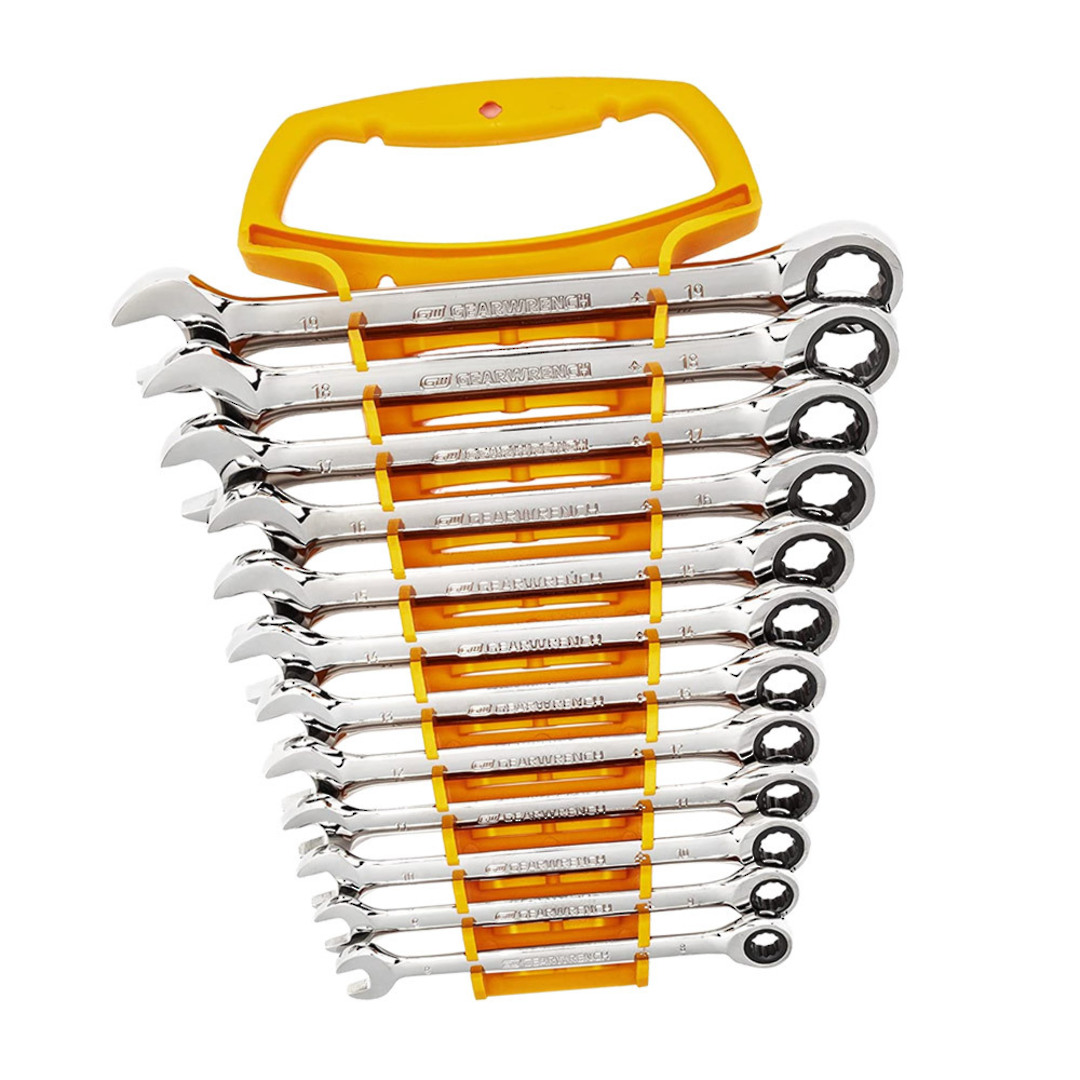 GearWrench 12pc Ratcheting Metric Wrench Set image 0