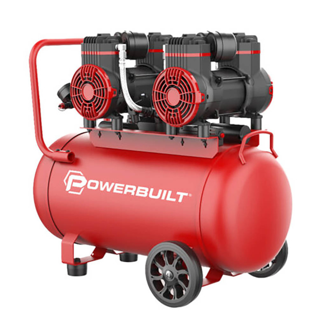 Powerbuilt Air Compressor 40L 1800w Oilless image 0