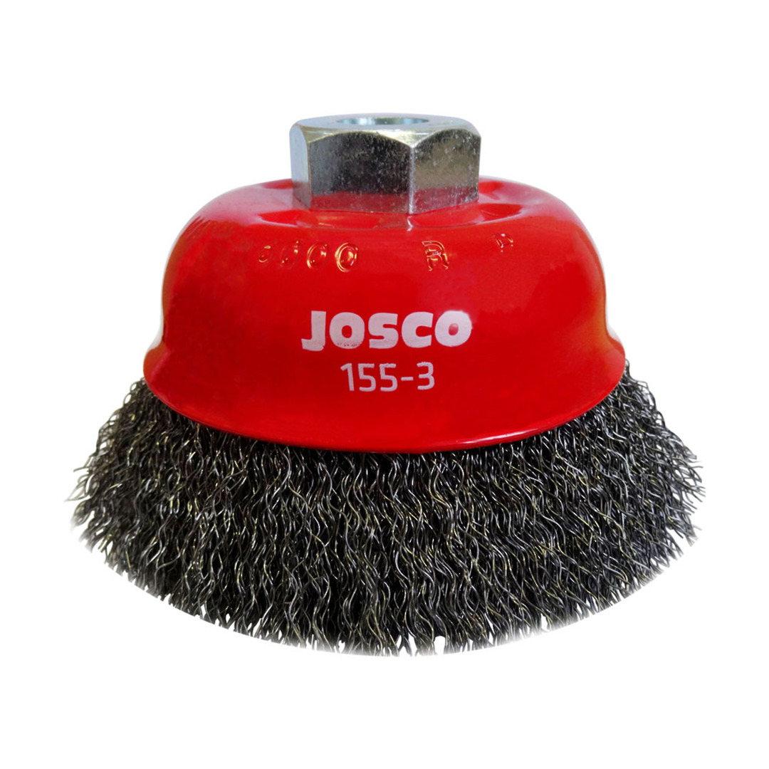 Josco Brush Cup 125mm Wire 14mm x 2 image 0