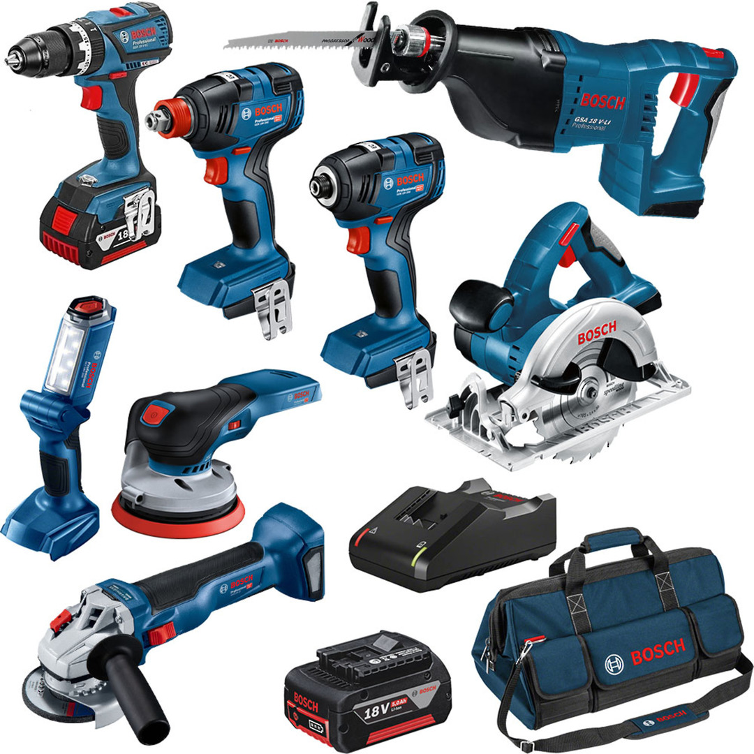 Bosch 8pc 18V Combo Kit GH Exclusive image 0