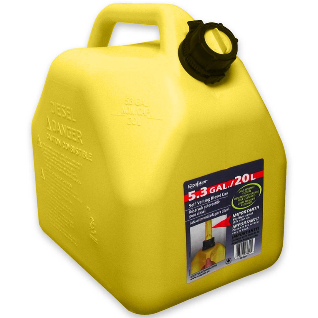 Scepter Diesel Fuel Container 20L squat Yellow image 0