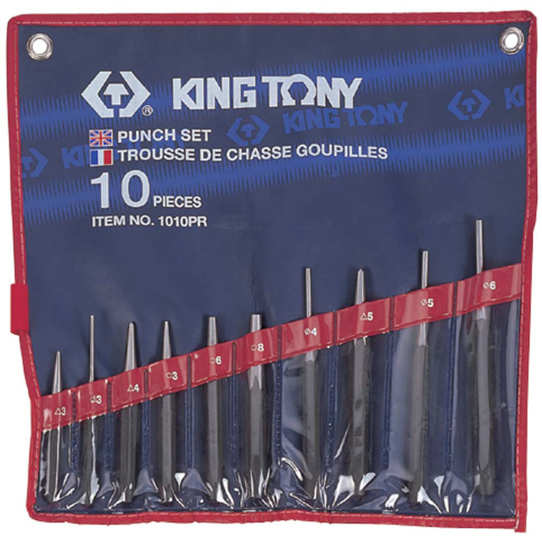 King Tony Pin Punch Set 10pc image 0