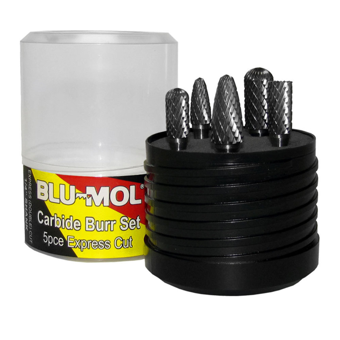Blu-Mol 5ce Burr Set 6mm Shank image 0