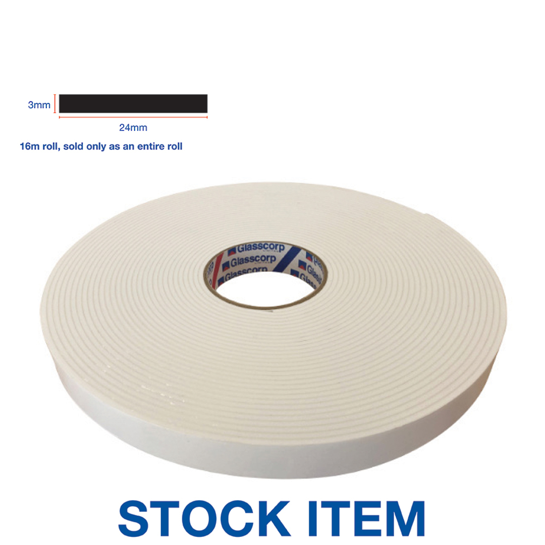 MIRROR MOUNTING TAPE 3.0mm x 24mm x 16m image 0