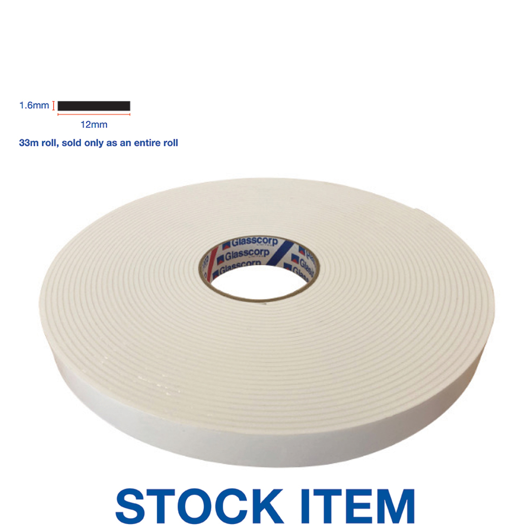 MIRROR MOUNTING TAPE 1.6mm x 12mm x 33m image 0