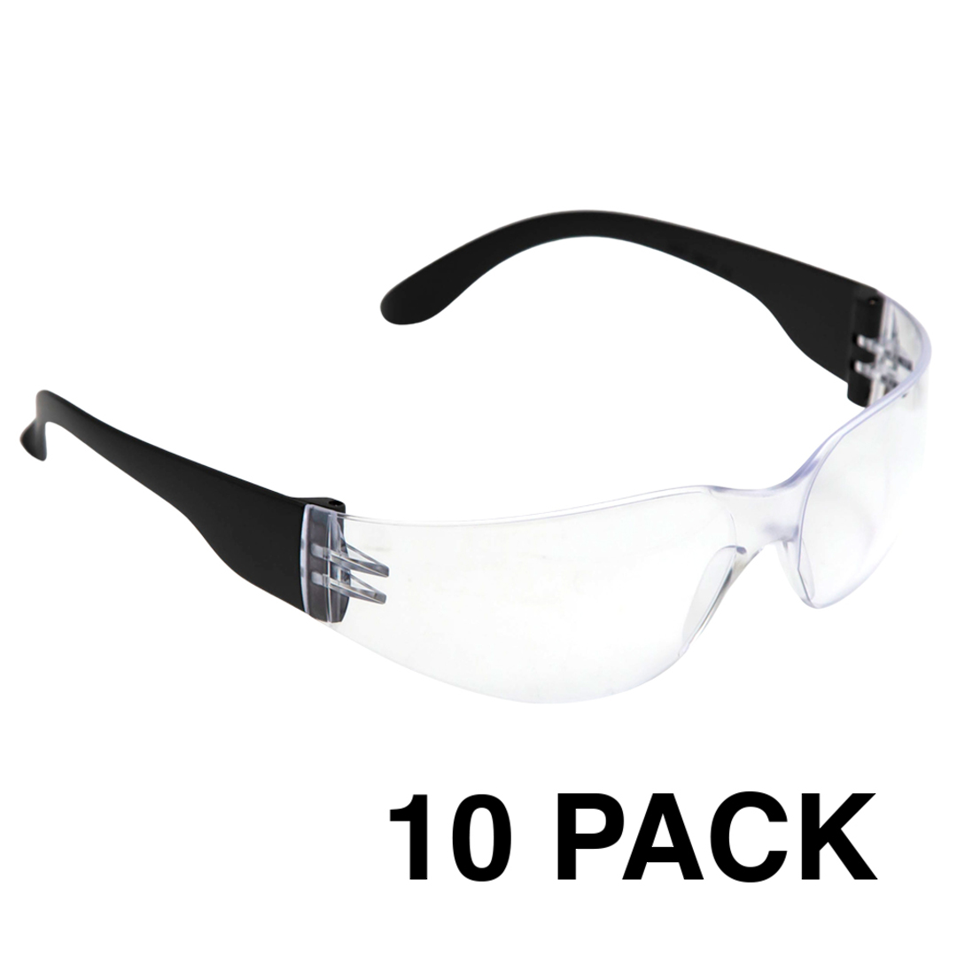SAFETY GLASSES CLEAR (10 pack) image 0