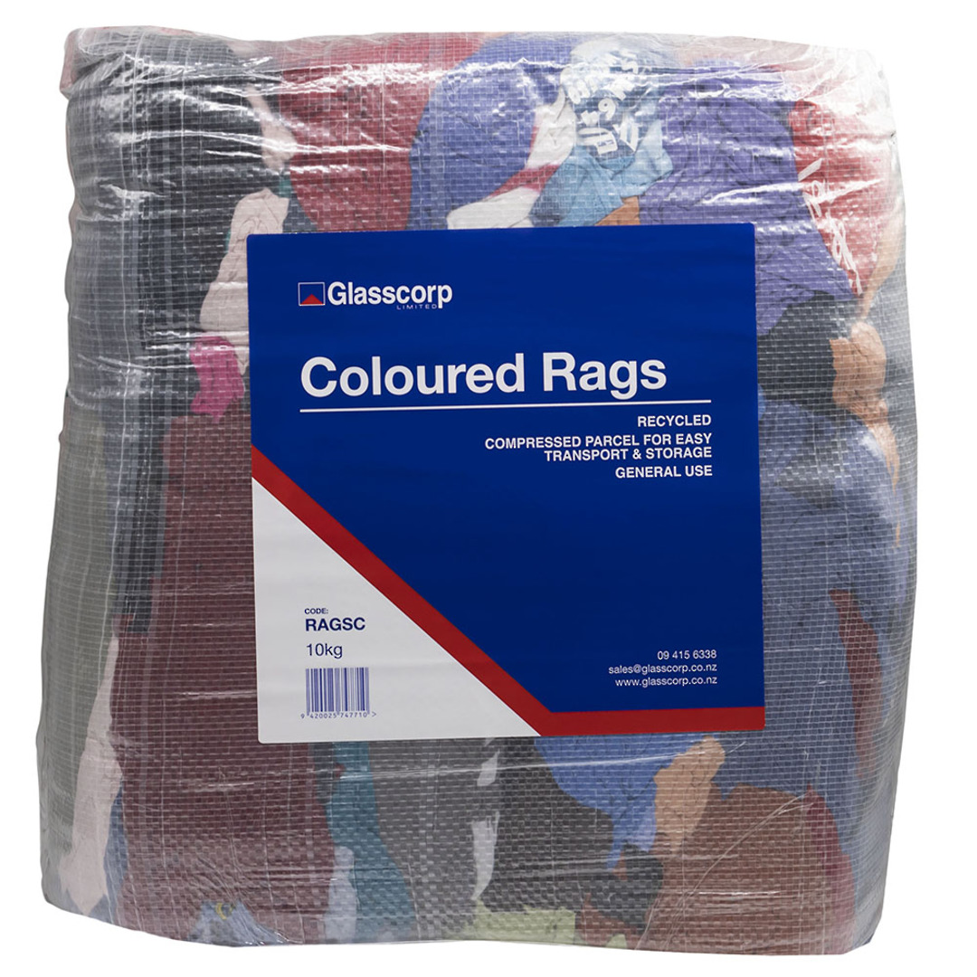 COLOURED RAGS - 10kg image 0