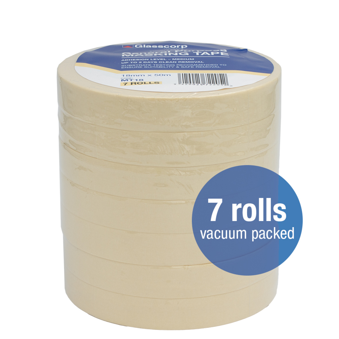 GEN PURPOSE MASKING TAPE - 18mm (7rolls) image 0