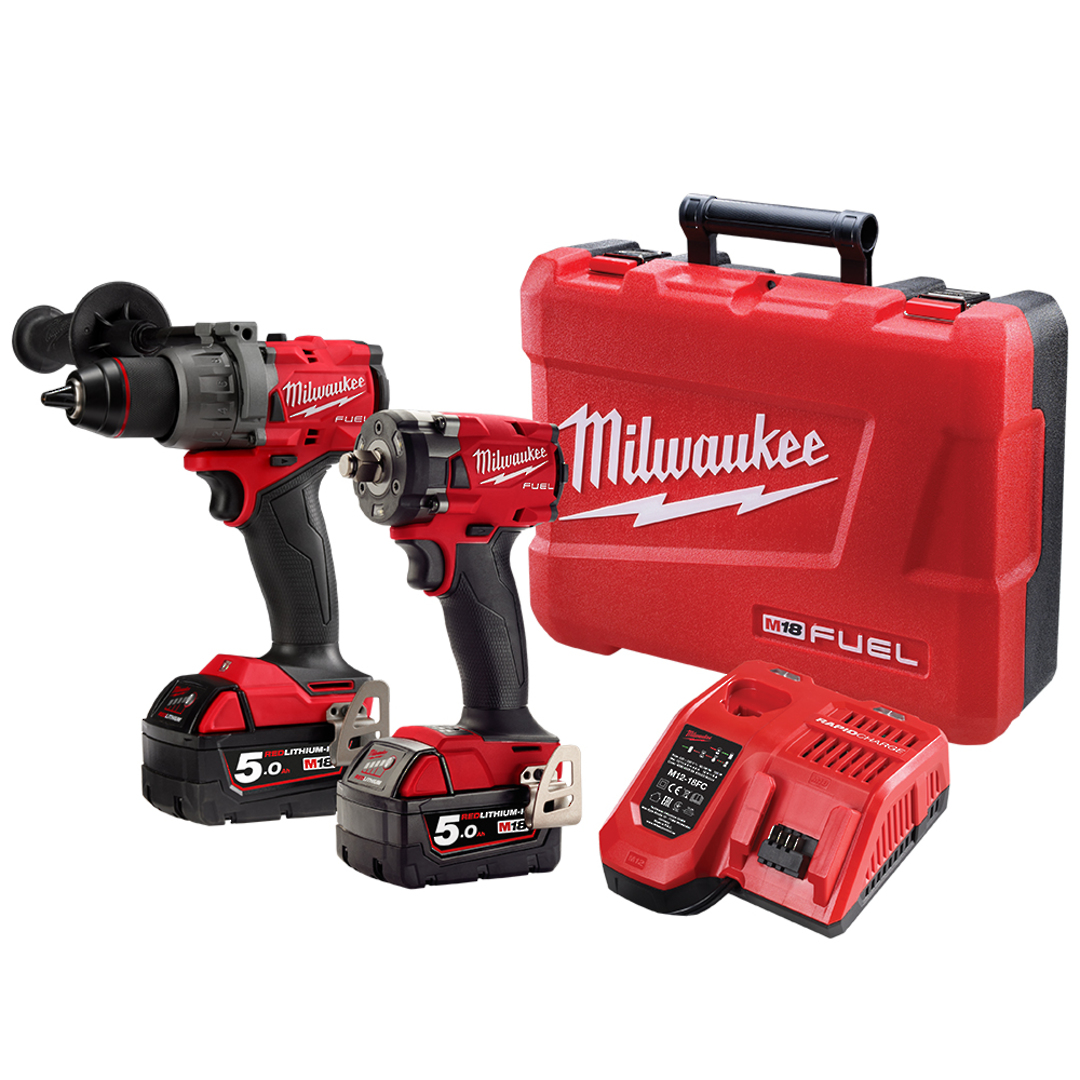 MILWAUKEE M18 FUEL 2 PIECE POWER PACK image 0