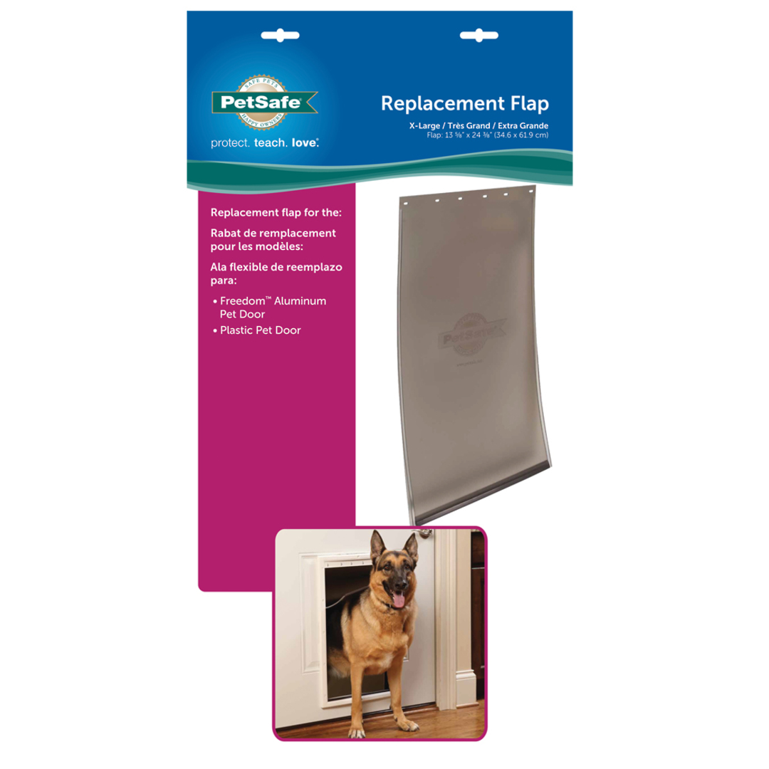 PETSAFE ALUMINIUM DOG DOOR FLAP X LARGE image 1