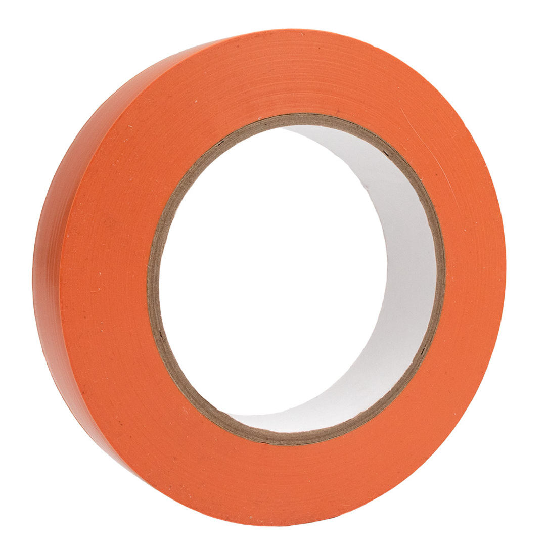 PREMIUM ORANGE PVC TAPE - 24mm(32 rolls) image 1