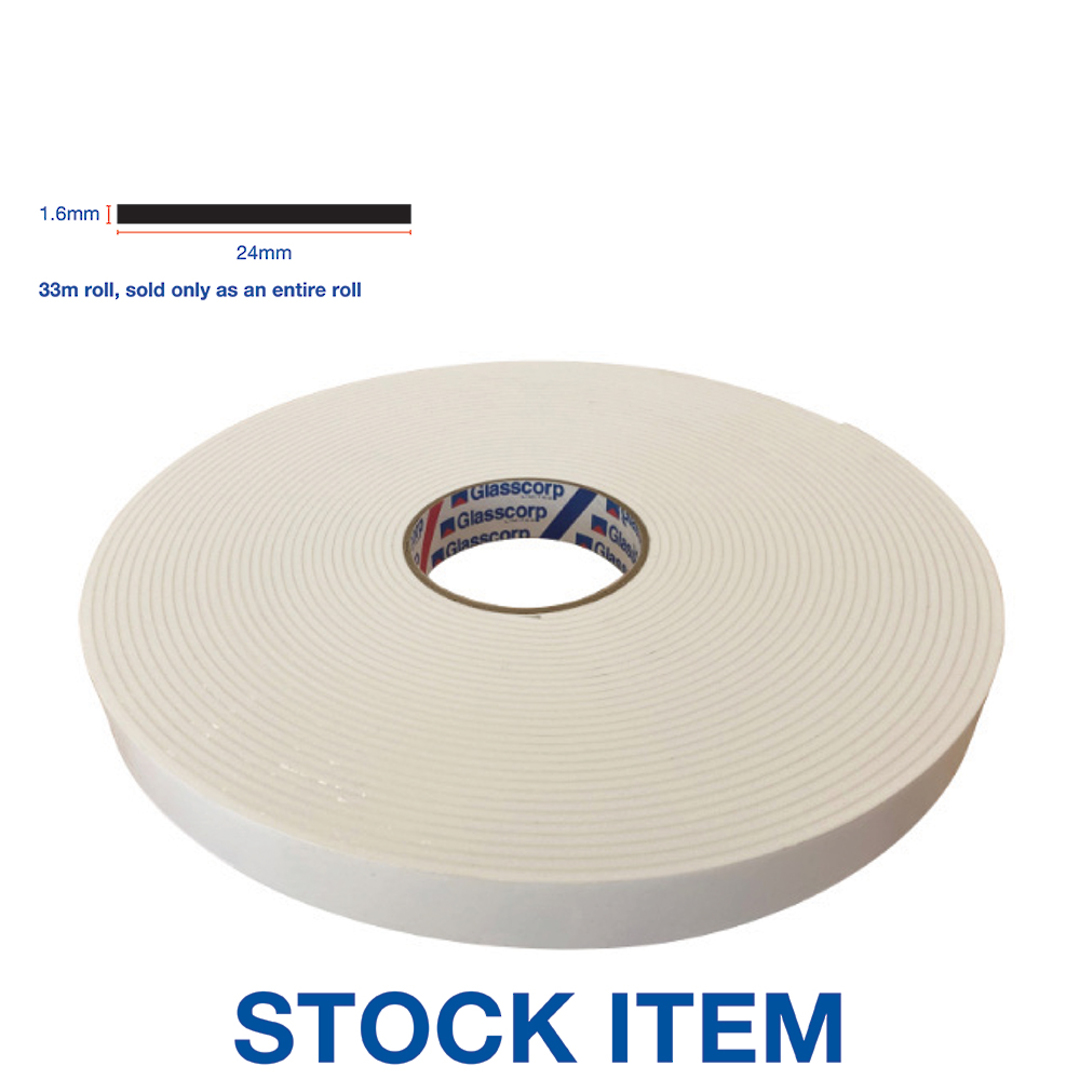 MIRROR MOUNTING TAPE 1.6mm x 24mm x 33m image 0