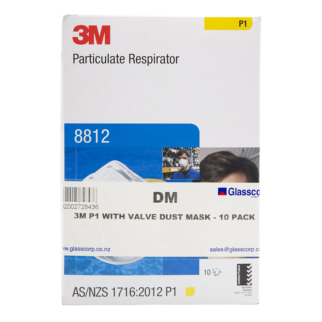 3M DUST MASK - P1 WITH VALVE (10 pack) image 3