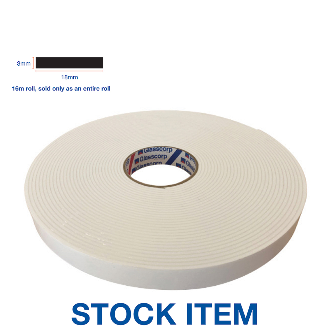 MIRROR MOUNTING TAPE 3.0mm x 18mm x 16m image 0