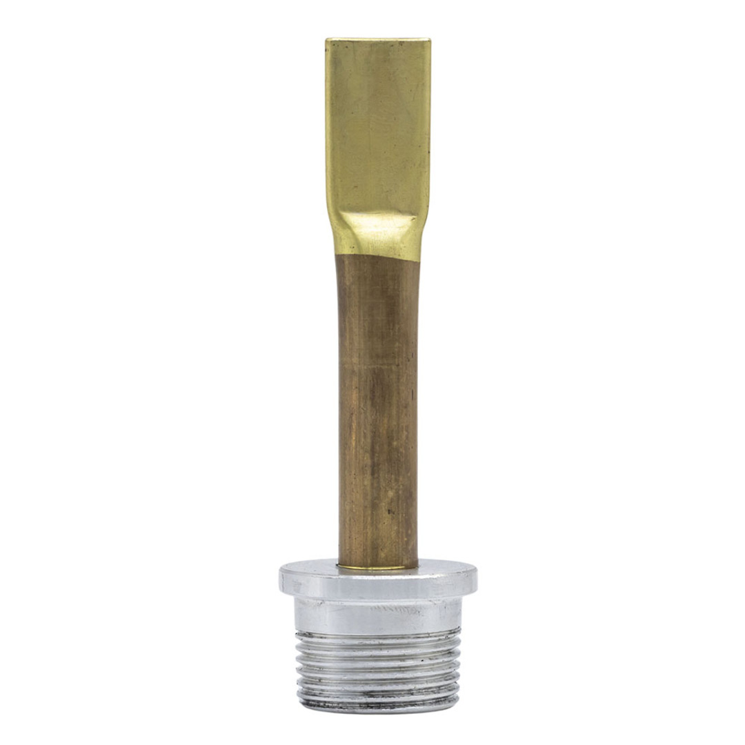 BRASS NOZZLE WITH NO ADAPTER  - STRAIGHT image 2