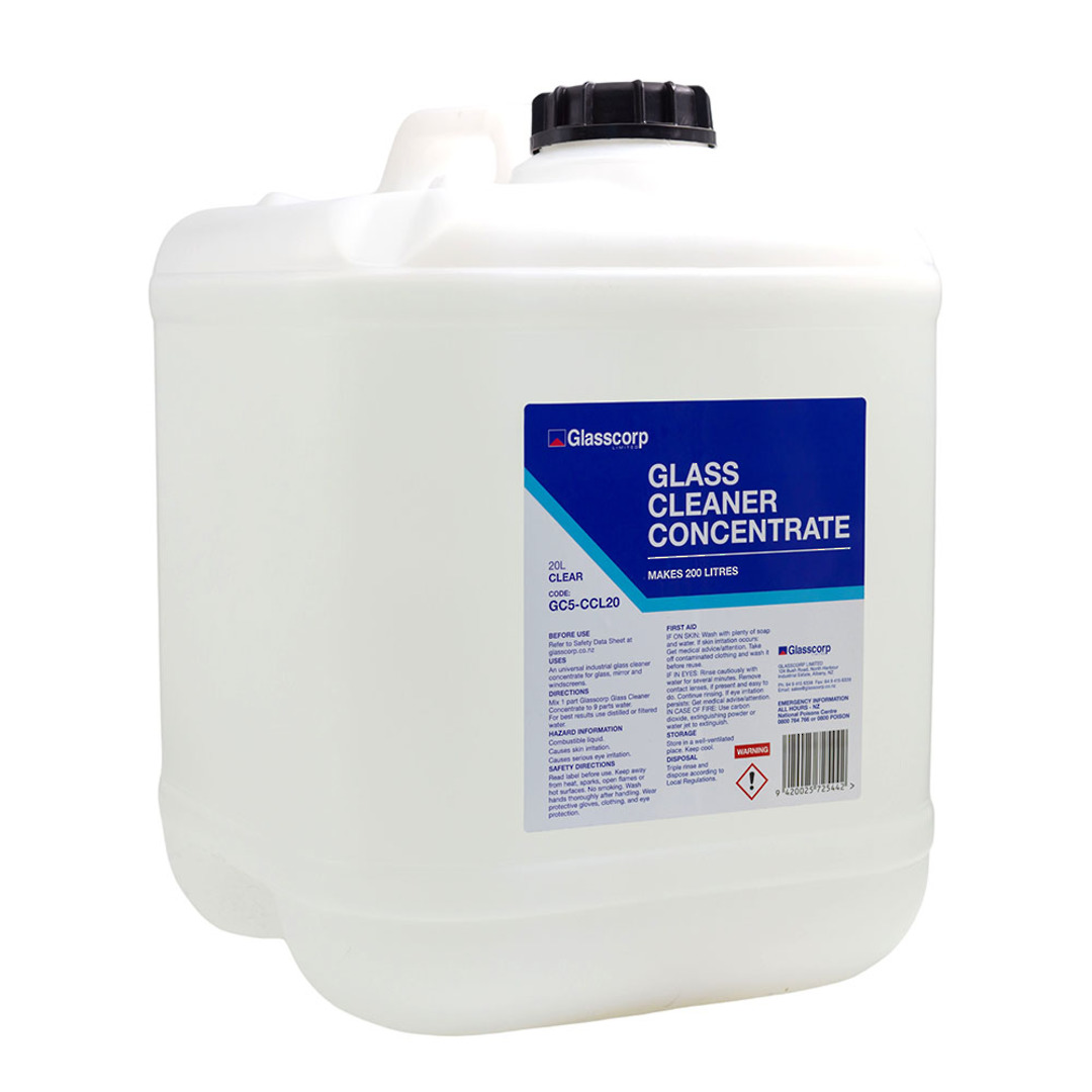 GLASS CLEANER CONCENTRATE - CLEAR 20L image 1