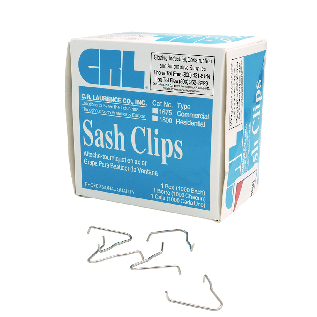 STEEL SASH GLAZING CLIPS (1000 pack) image 1