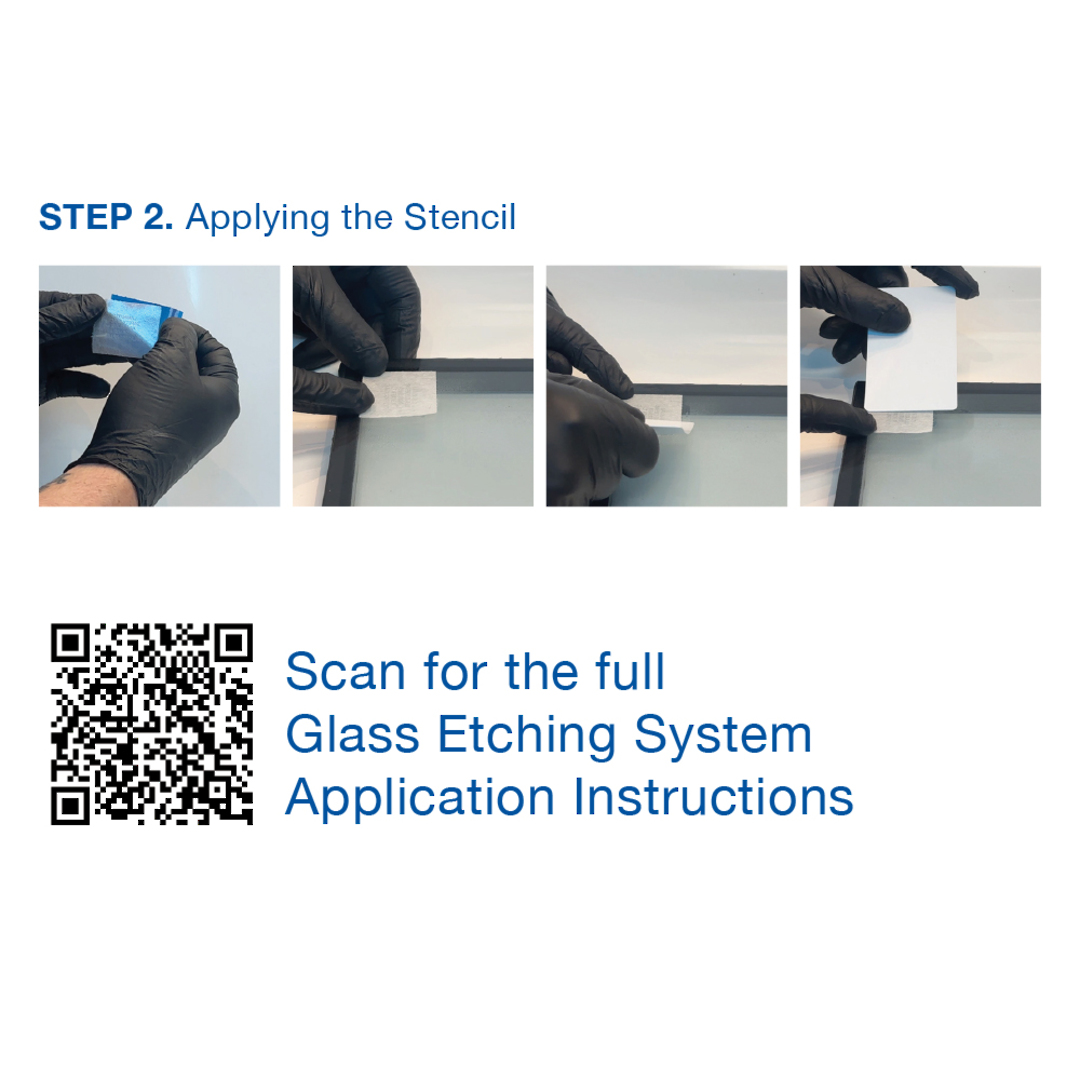 GLASS ETCHING SYSTEM - STENCIL (STEP 2) image 2