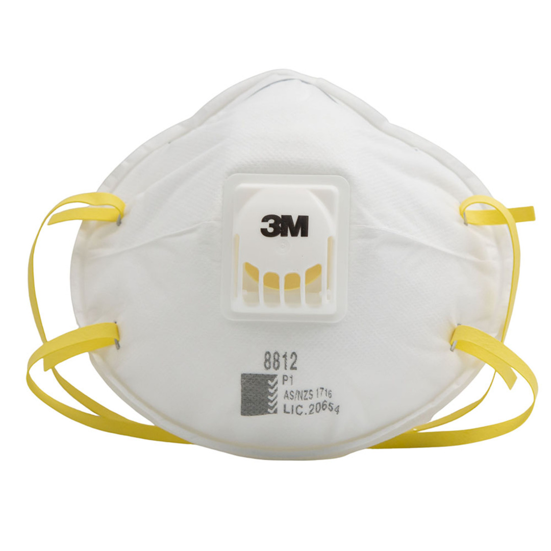 3M DUST MASK - P1 WITH VALVE (10 pack) image 1