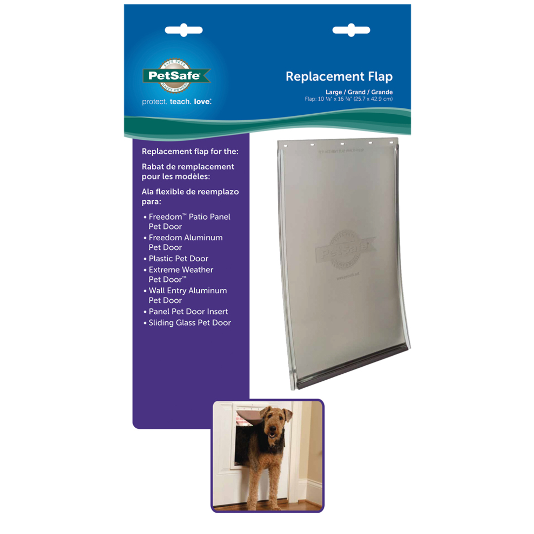 PETSAFE ALUMINIUM DOG DOOR FLAP LARGE image 1
