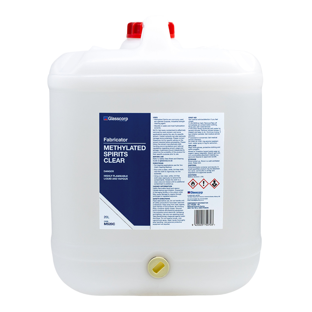 METHYLATED SPIRITS CLEAR - 20L image 0