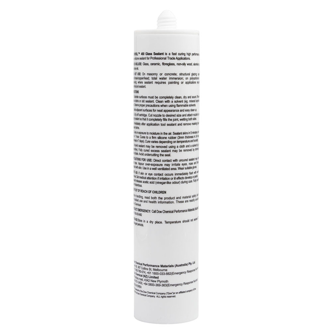 DOWSIL 480 ACETIC CURE SILICONE - 300ml image 1