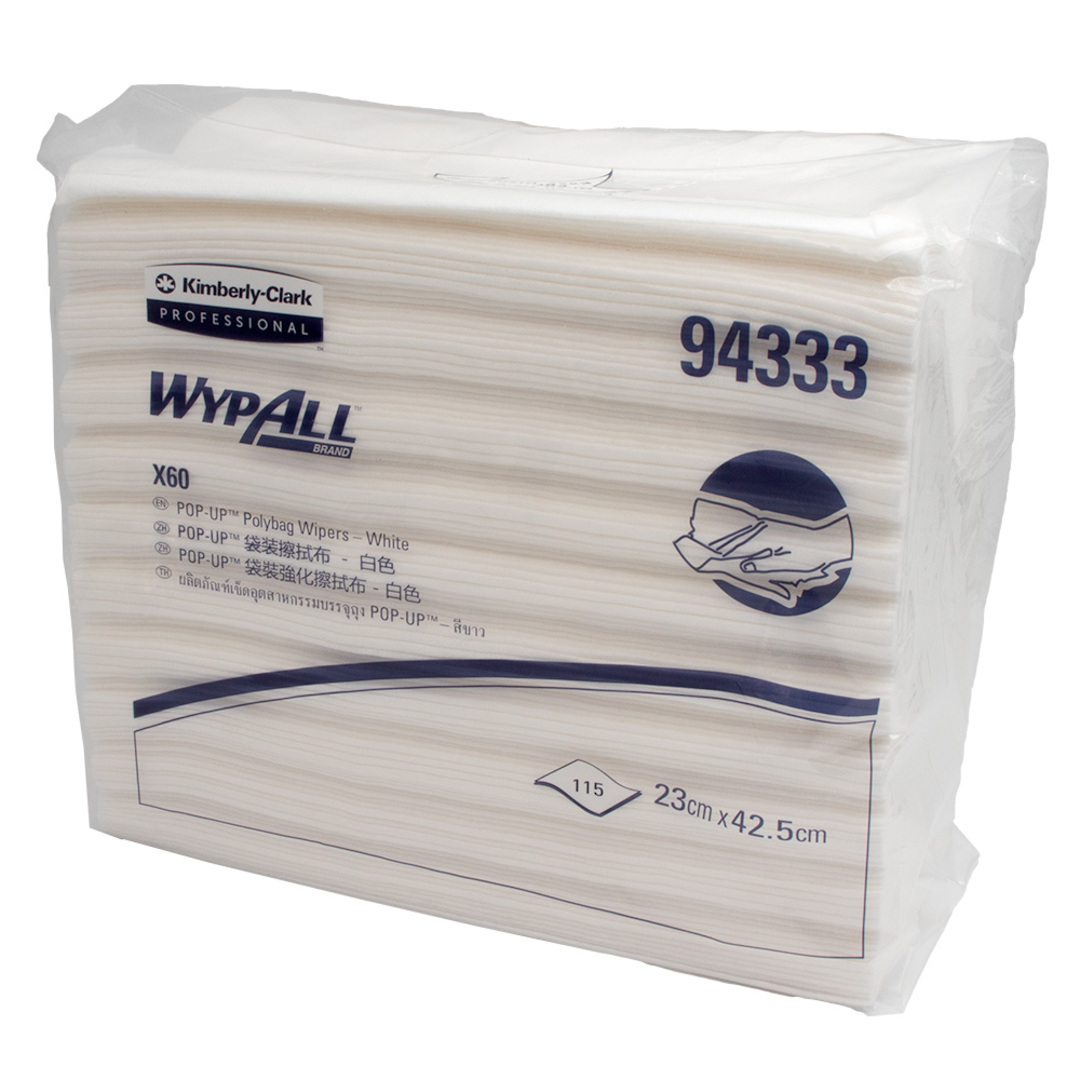 WYPALL X60 POLY WIPERS (115 pack) image 0