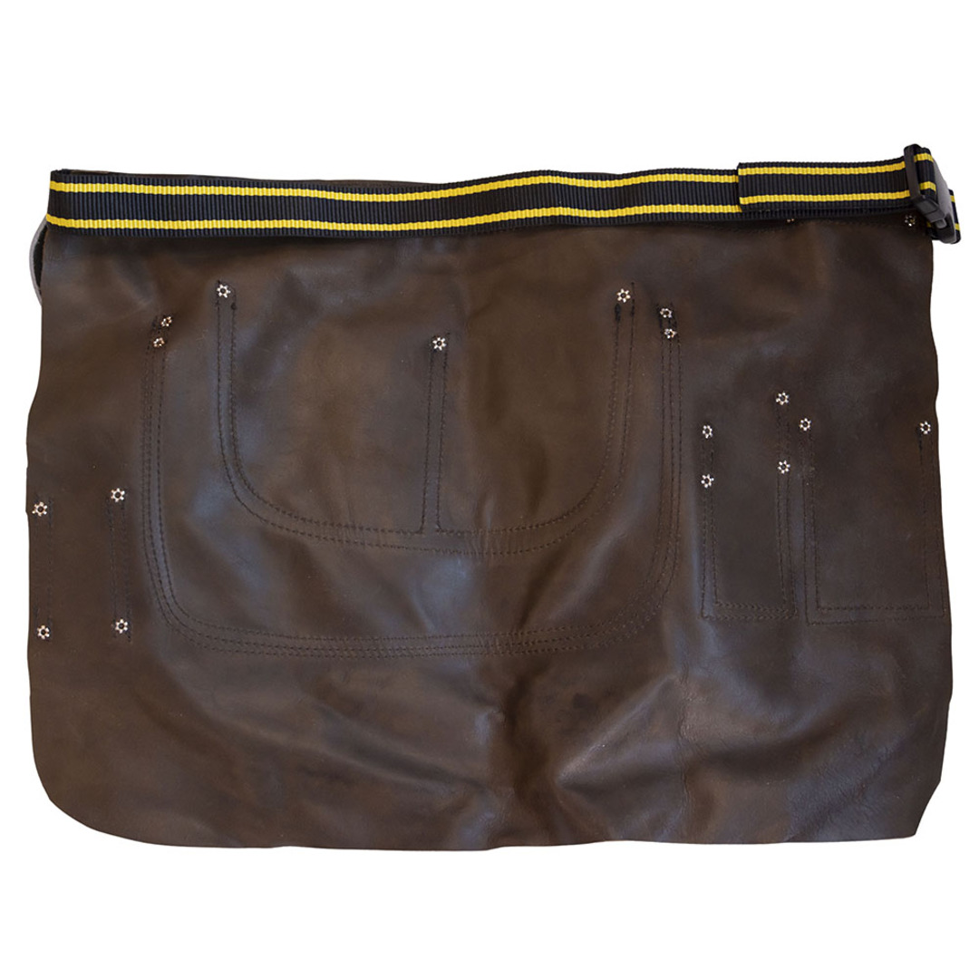 LEATHER APRON - LONG WITH POCKETS image 1