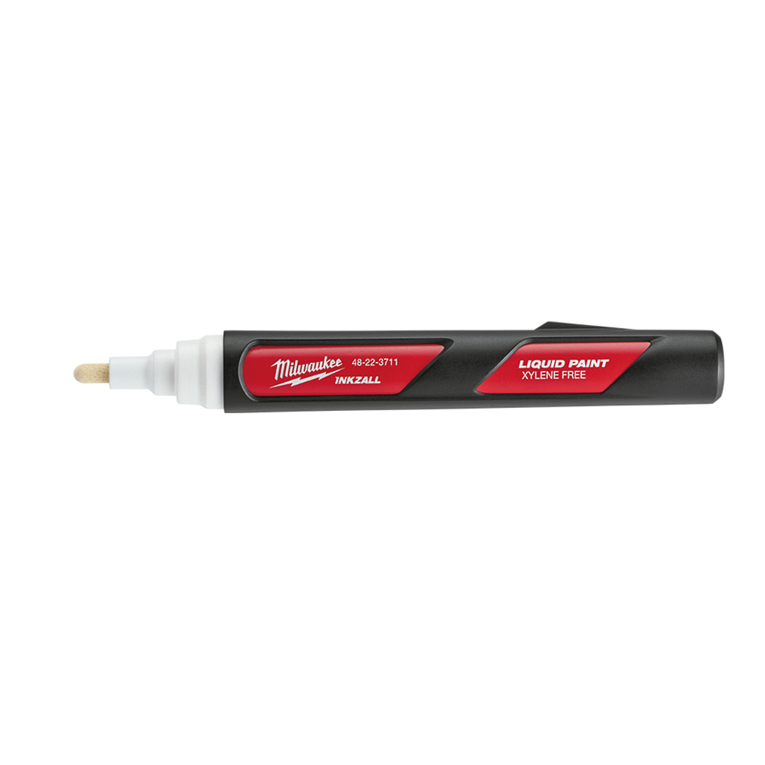 MILWAUKEE INKZALL LIQ PAINT MARKER-WHITE image 2