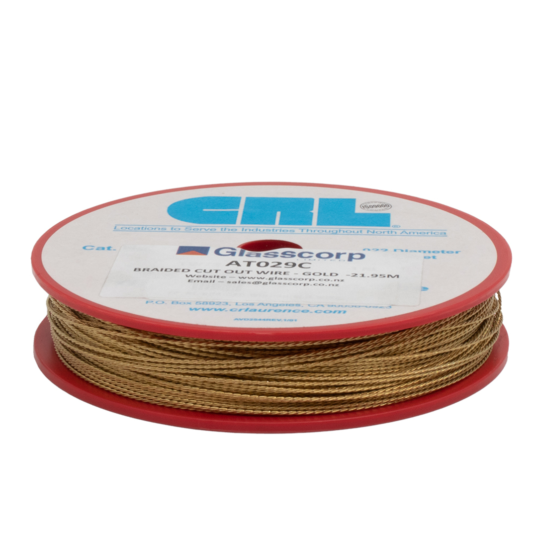 CRL WINDSCREEN CUT OUT WIRE - GOLD BRAID image 0