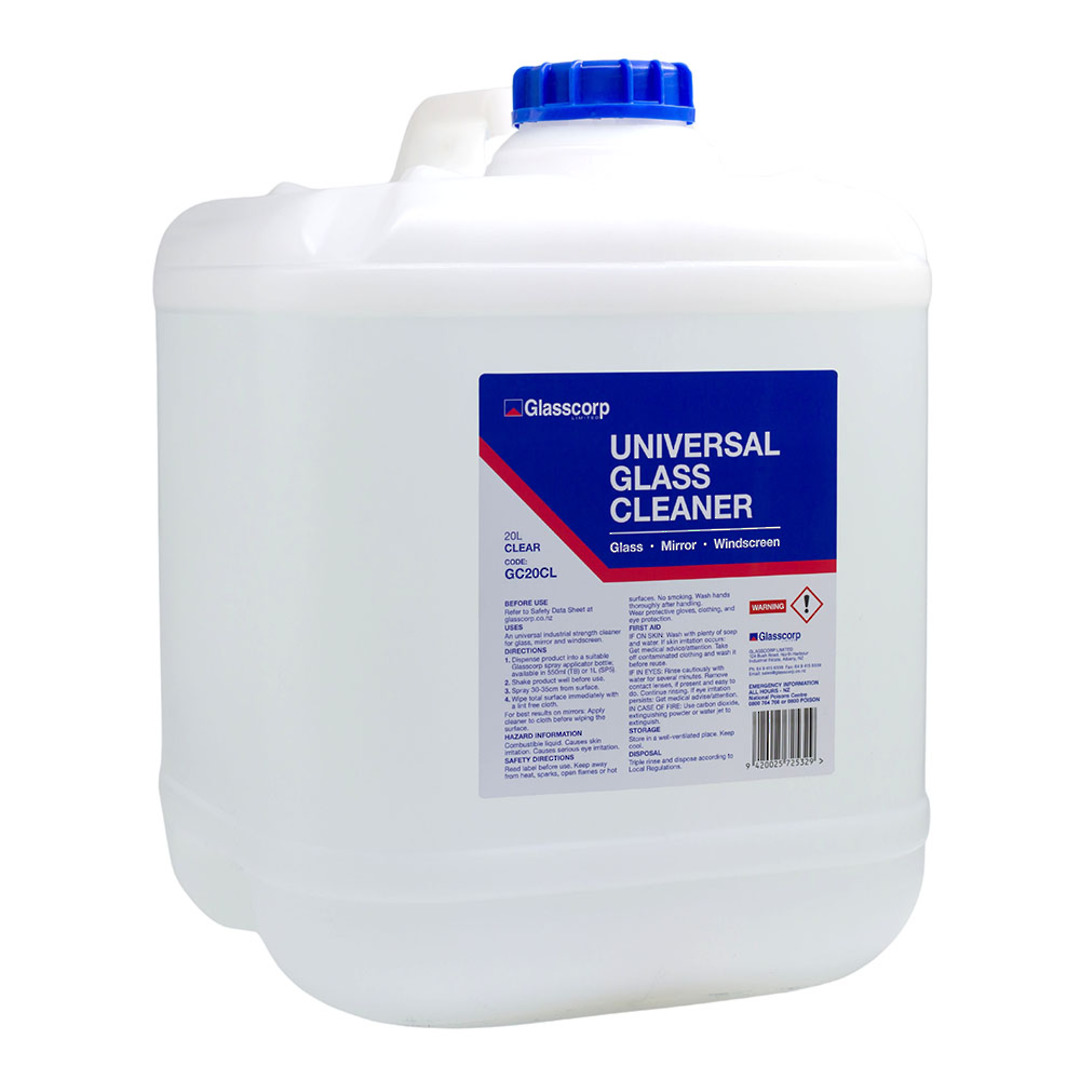 UNIVERSAL GLASS CLEANER - CLEAR 20L image 1