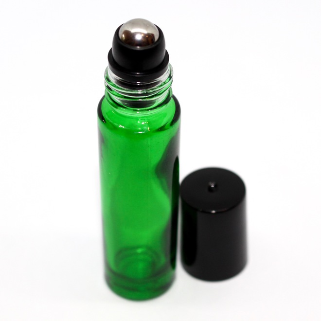 Download Roll-on green glass bottle: 10ml - Bottles - Packaging - Go Native New Zealand