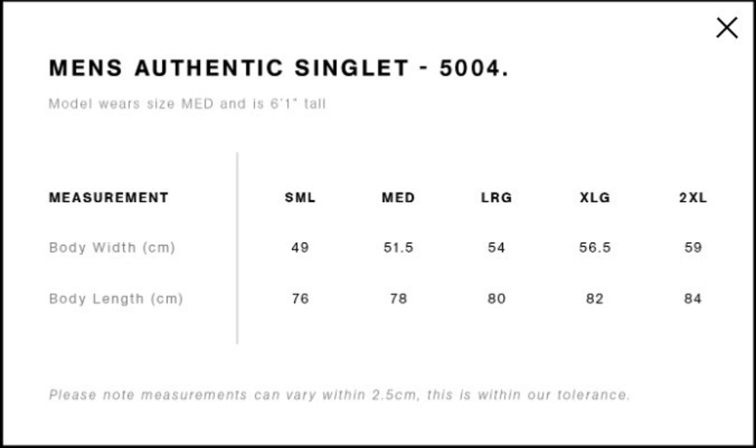 Authentic Singlet image 7