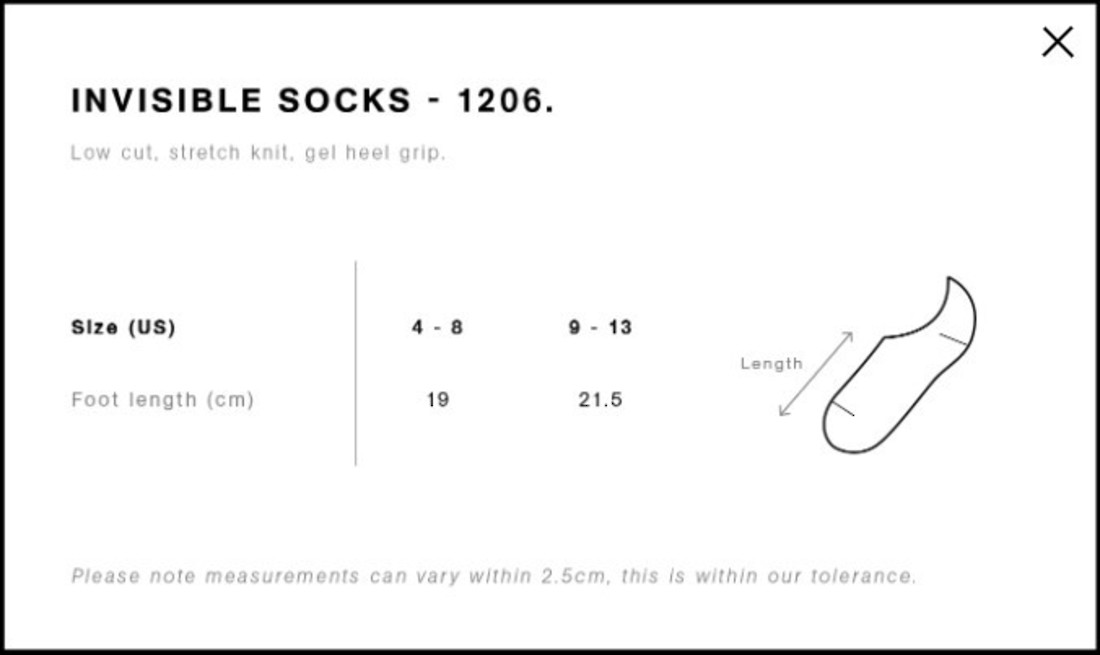 Invisible Socks (2 pack) image 2