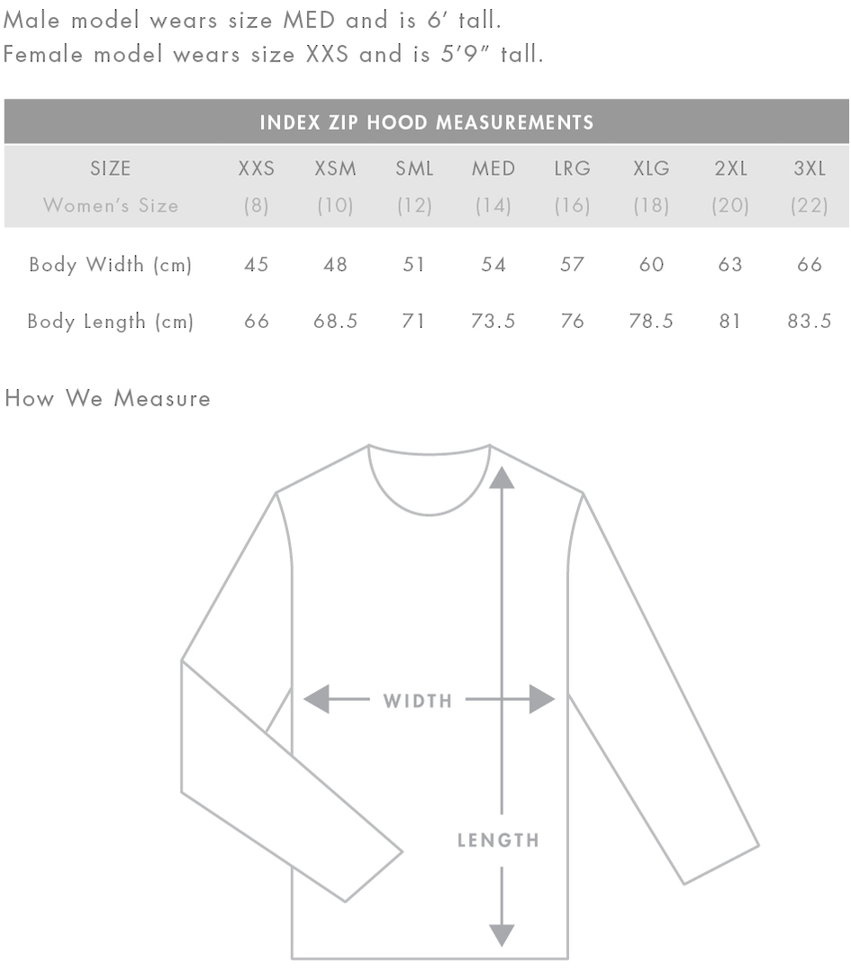 Index Zip Hood - Heavyweight 350gsm image 3