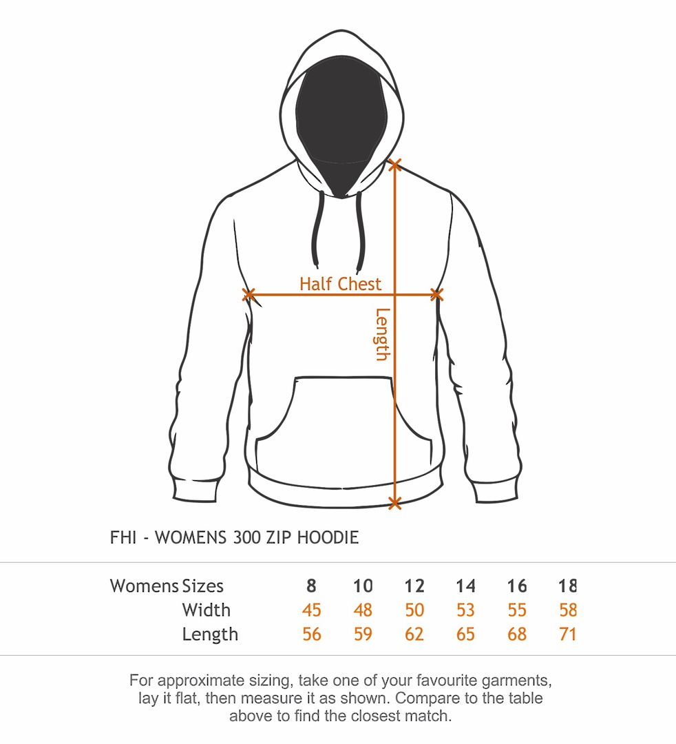 300 Zip Hood - Midweight 300gsm image 3