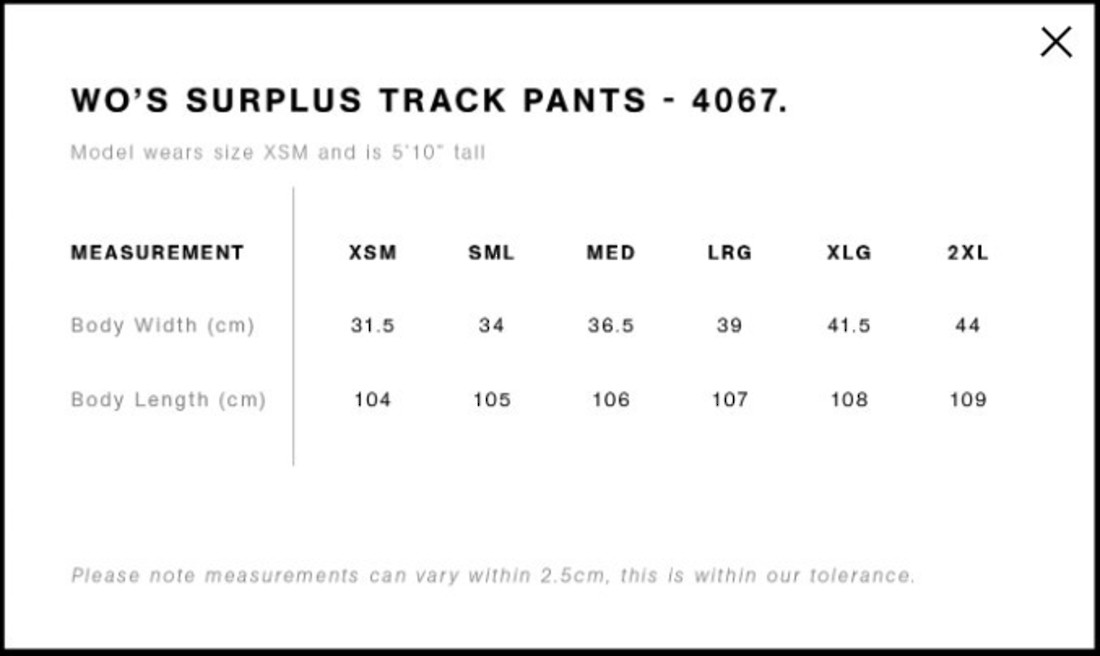 Ladies Surplus Track Pants image 8