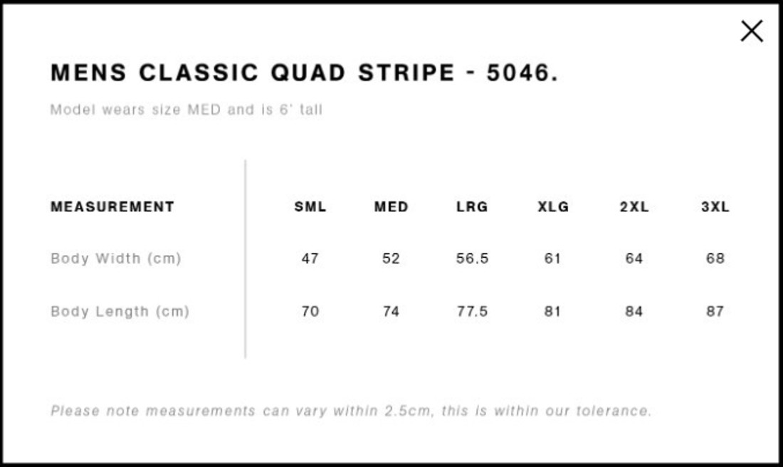 Classic Quad Stripe Tee image 5