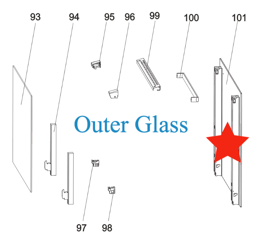 baumatic oven glass