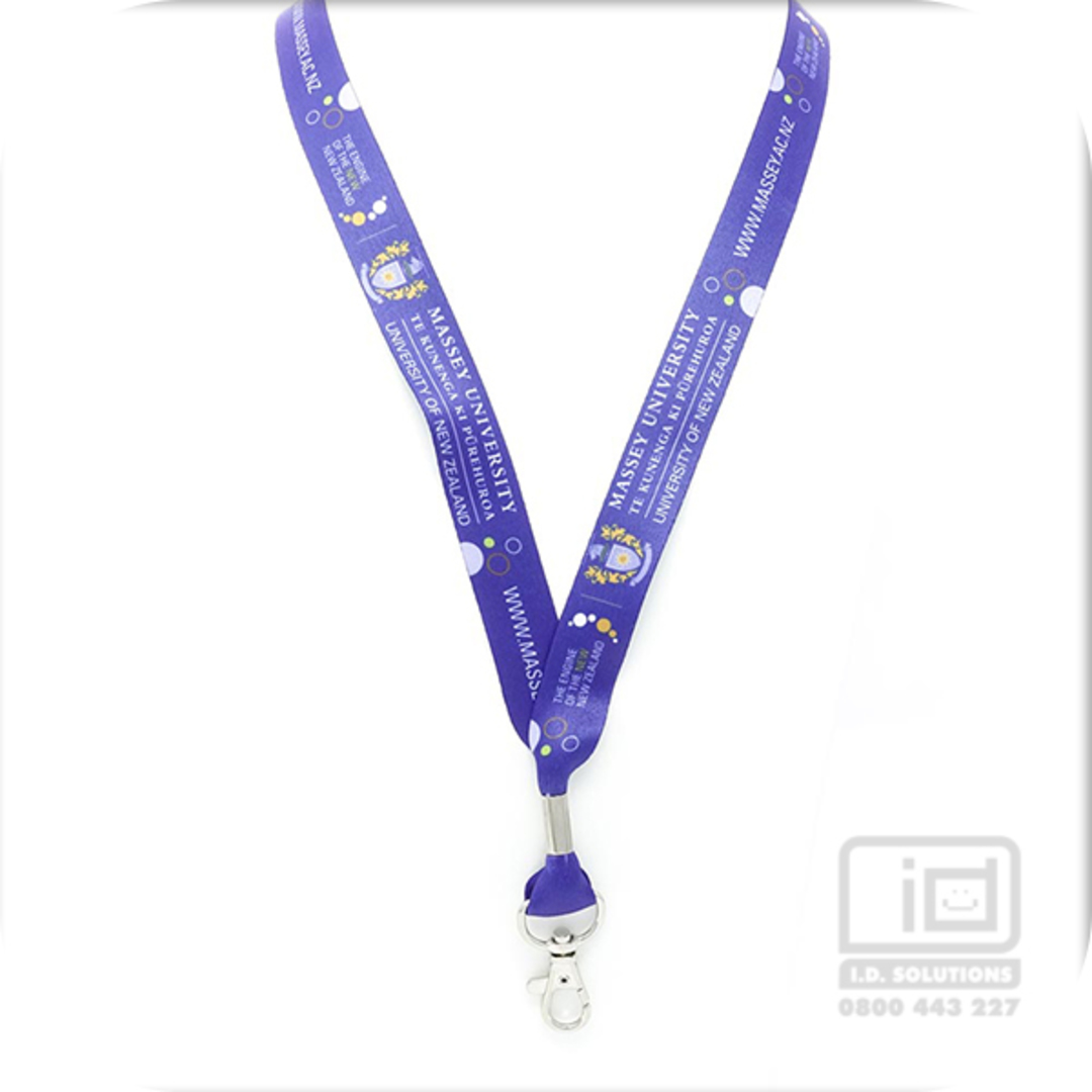 20mm Wide Dye Sub Printed Lanyard with C hook image 0