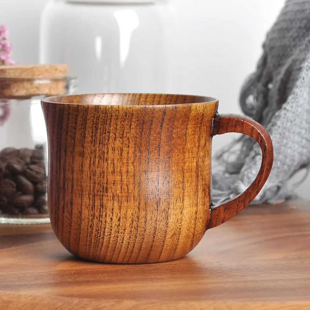 Elevate your drinking experience with our 130ml Wooden Cup image 0