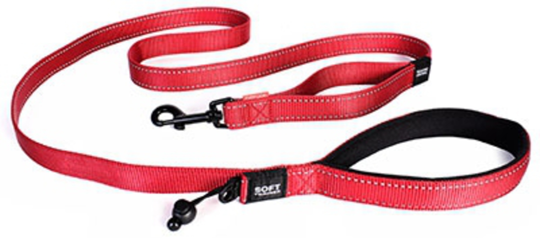 Ezydog Dog Leash Soft Trainer Lite 25mm / Red image 0