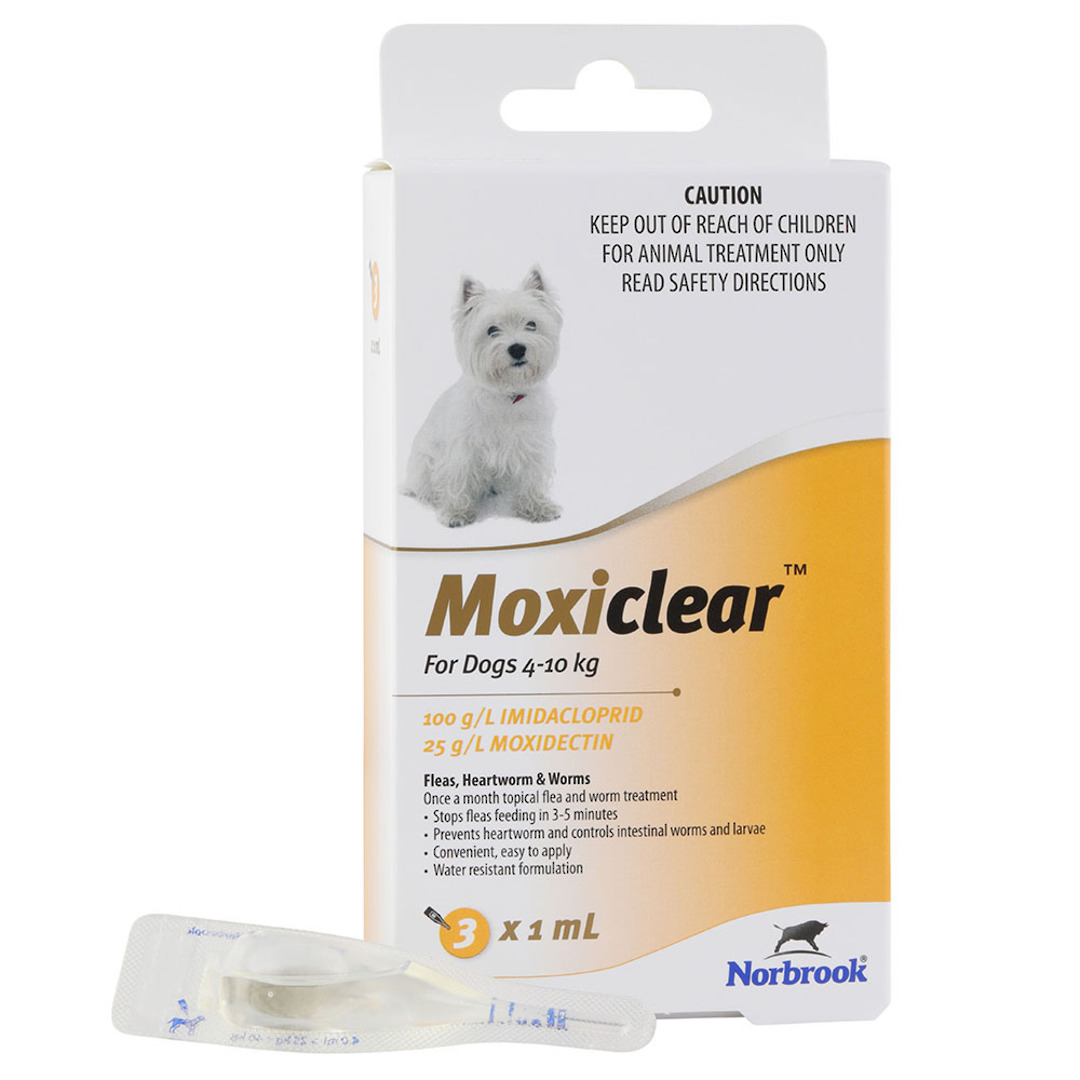 Moxiclear Yellow for Medium Dogs – 3 Pack image 0