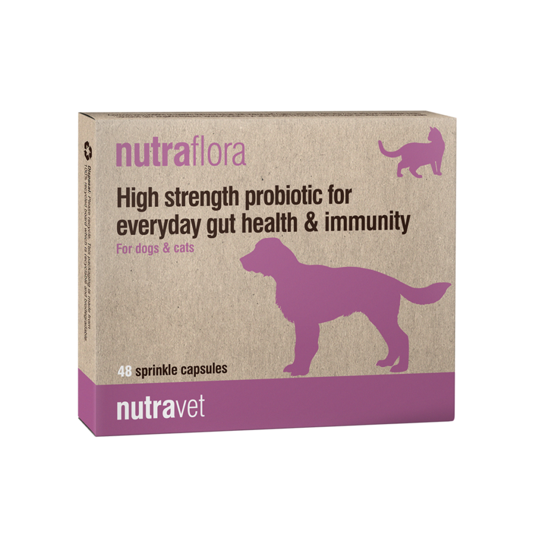 Nutraflora for Cats & Dogs Probiotic - 48 Sprinkle Capsules image 0