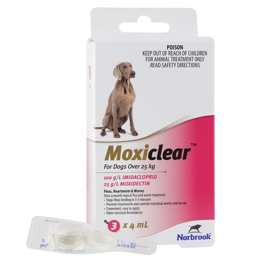 Moxiclear Pink for Extra Large Dogs – 3 Pack image 0
